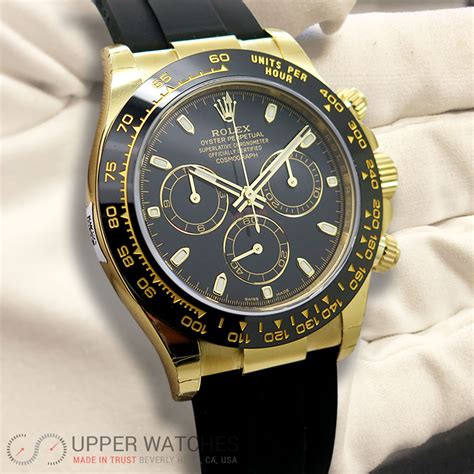 rolex daytona 18k yellow gold